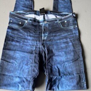 Men's Kapow Meggings, Size Large Navy Jean Noah Style